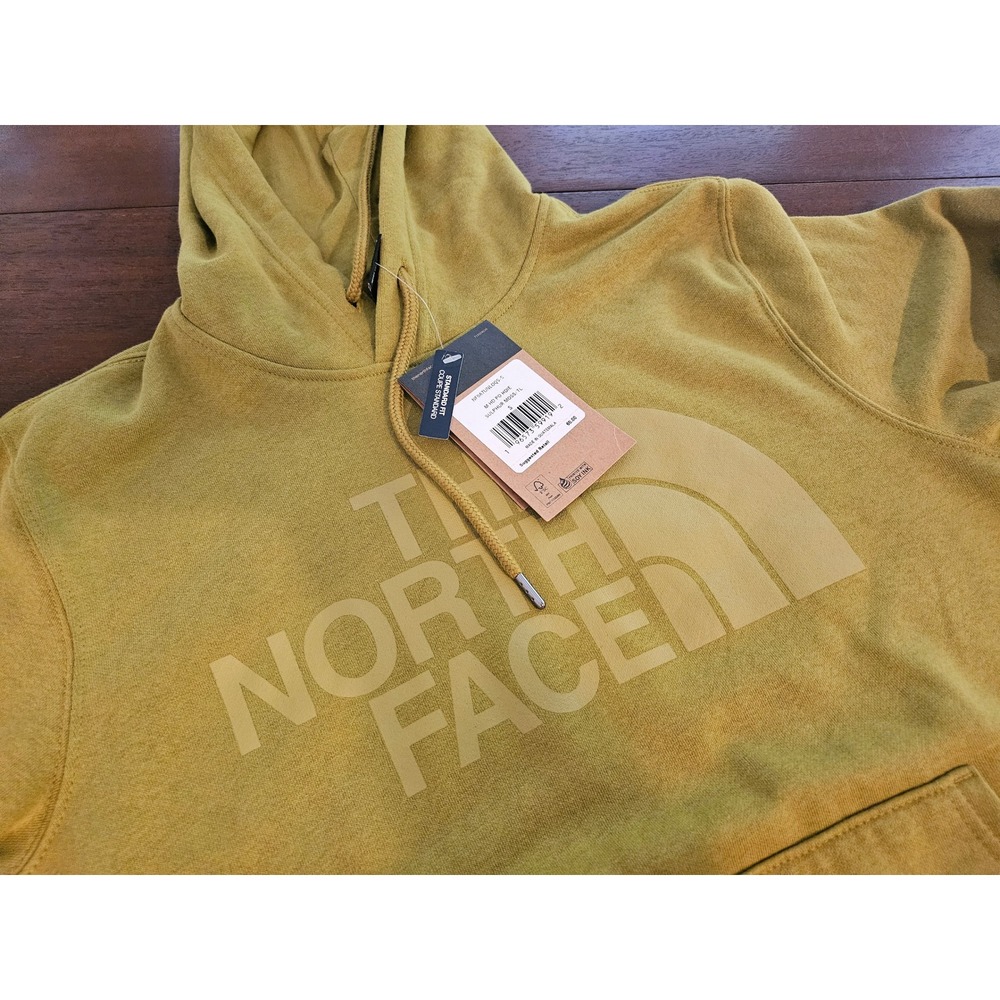 The North Face Hoodie Mens S Sulphur Moss Half Dome Pullover NF0A7UNL OQS-S